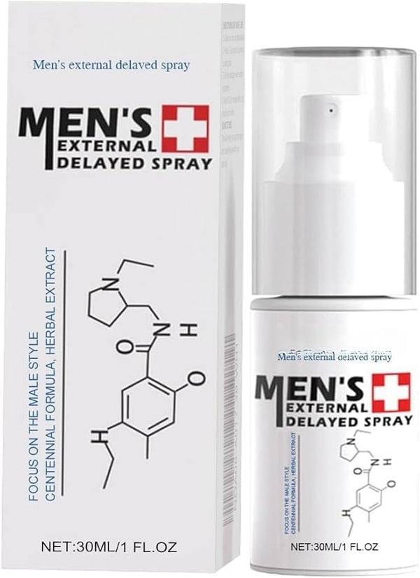 Men's Long Lasting Delay Spray, Men's External Delayed Sprays,Men Enhancer Spray,Improve The Quality of Couple Love Effectively Extends for Mens Time