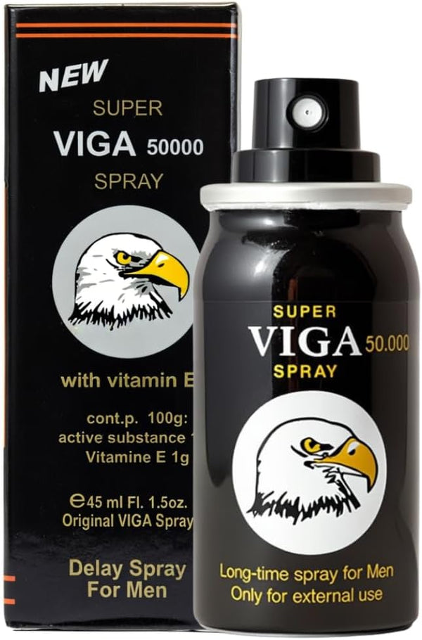 50000 Delay Spray for Men | Last Longer in Bed | 150 Sprays | Desensitizing for Premature Ejaculation PE | 45ml | Helps Prolong and Control Climax