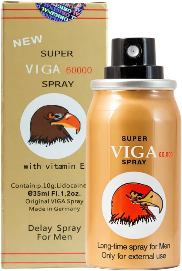 60000 Delay Spray for Men - 45ml | Last Longer in Bed | Desensitizing for Premature Ejaculation PE | 150+ Sprays | Helps Prolong and Control Climax