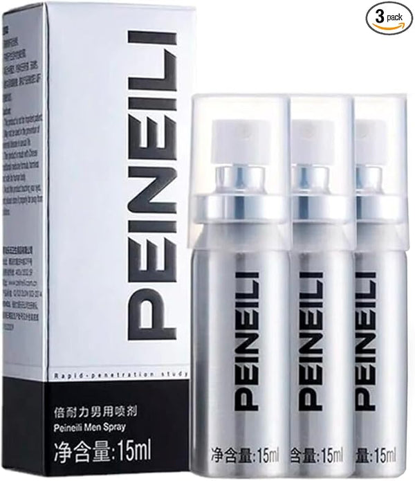 3 Pack Sex Delay Spray Long Lasting for Men - 15ml, 60 Minutes Erection Sexual Spray for Men