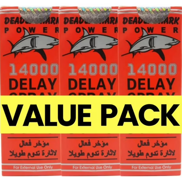 Deadly Shark Power 14000, 45ml, Spray for Men, 3 Pack