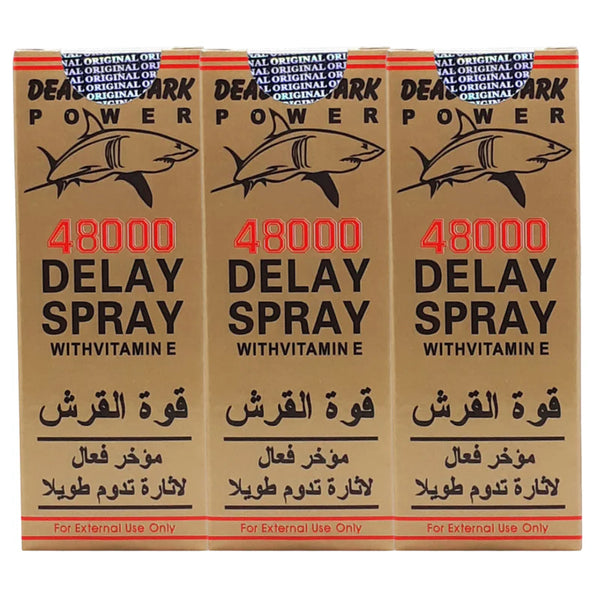 Deadly Shark Power 48000 Delay Spray 45ml (3 Pack)