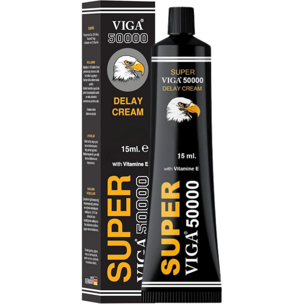 Viga 50000 for Men Long-Lasting Delay Cream 100% Natural