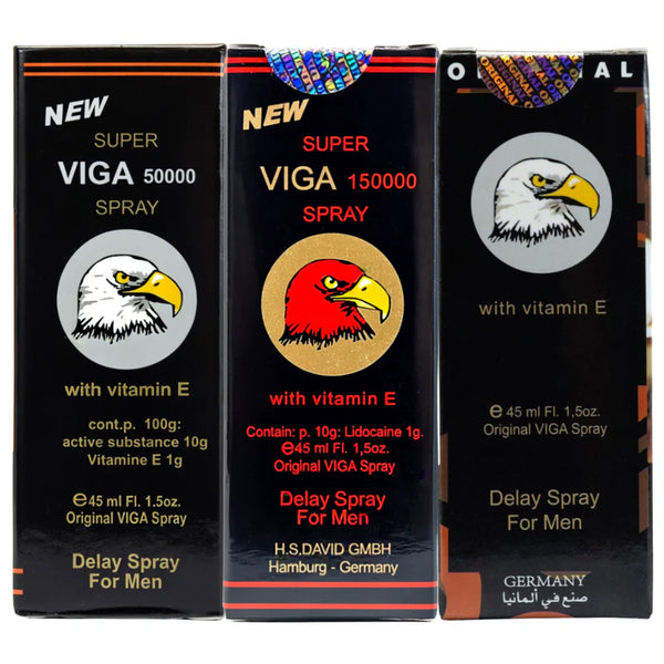 Super VIGA Delay Spray 45ml (Mix 3 Pack)
